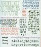 20 Backstitch Alphabets